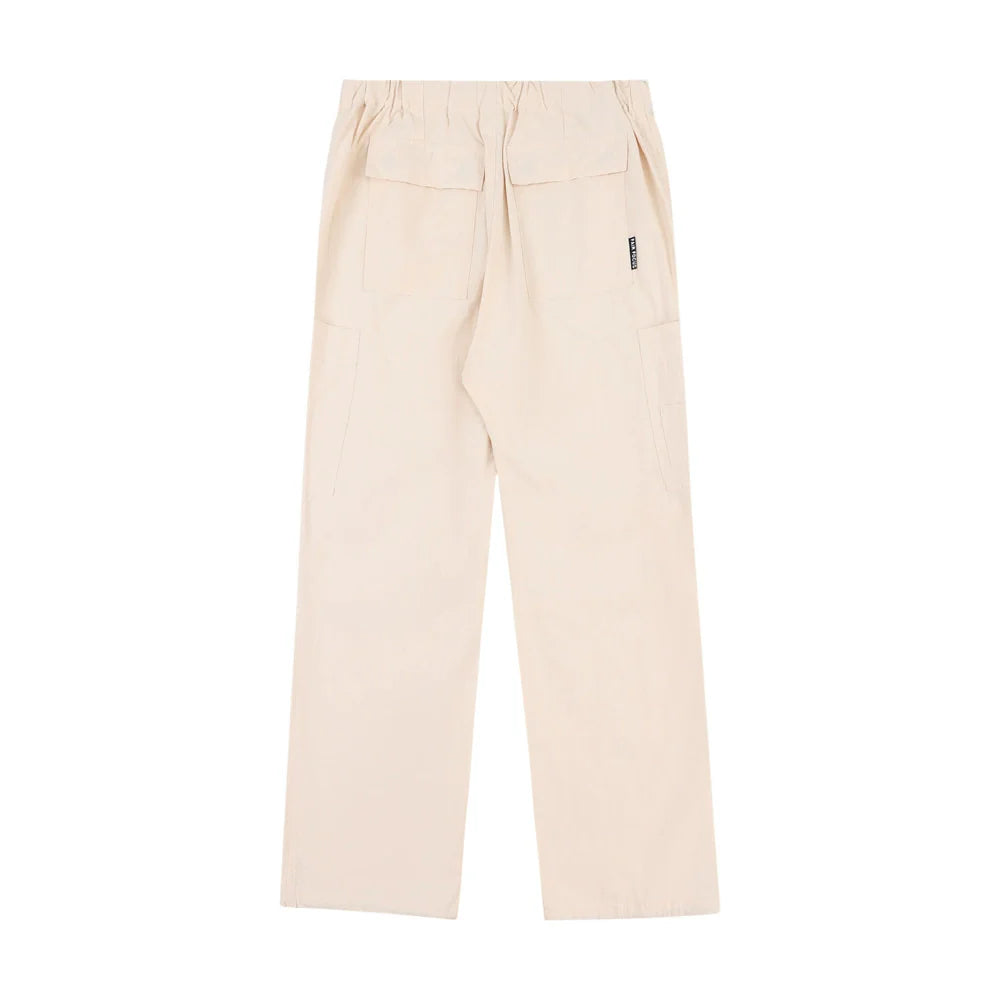 Men Sweatpants Quick-Drying Pleated Exercise Casual Pants Loose Solid Color