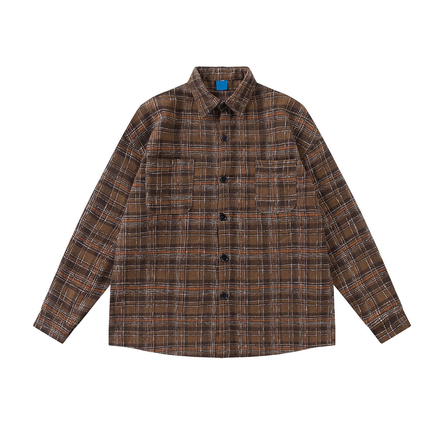MIJKO Mens Jacket Plaid Jacket Unisex