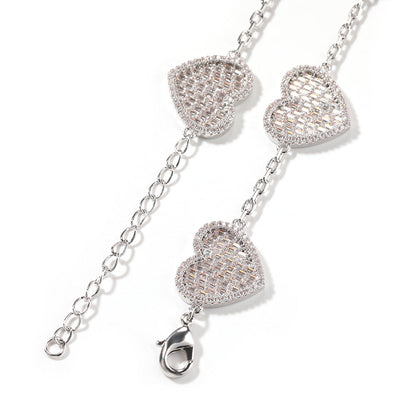 Bracelet Fashion Love Bracelet Miniature Zircon Spectrum St. Valentine's