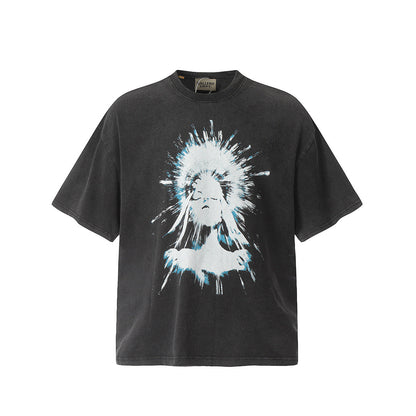 Unisex T-Shirts Vintage GALLERYDEPT Loose Fashion Tee