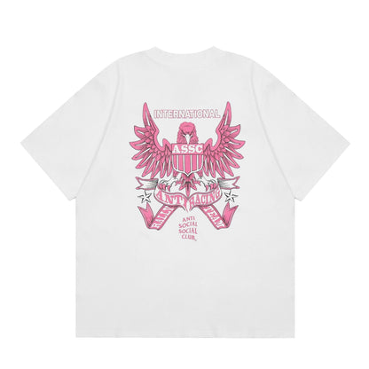 ANTI SOCIAL CLUB T-Shirt Letter Print Casual