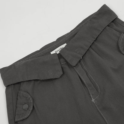 Men Sweatpants Casual Pants Men's Multi-Pocket Loose Straight-Leg Wide-Leg Pants