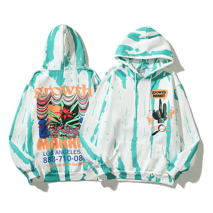 Cactus Flea Market Hoodie Fall/Winter Hip Hop Hooded Sweatshirt Loose Hat