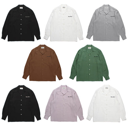 GUILTYPARTIES TIGER Shirts Silk Long Sleeve Shirts Men