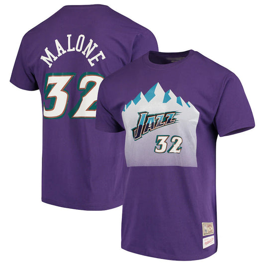 NBA T-Shirts NBA Jersey T-Shirt Jazz Basketball Jacket Short Sleeve Loose