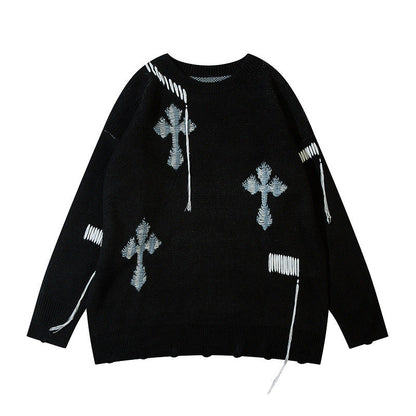 Women Sweater Irregular Sweater Loose Sweater