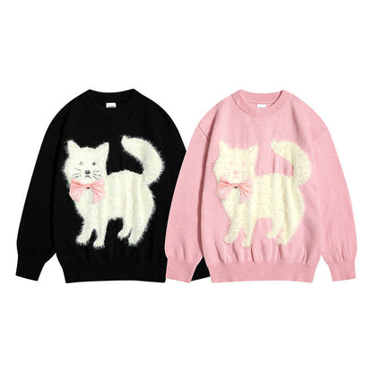 Women Sweater Sweet Idle Style Soft Knitted Sweater All-Matching