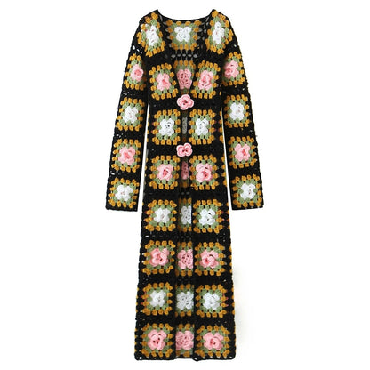 Women Sweater Knitwear Autumn and Winter Trench Coat Cardigan Jacket