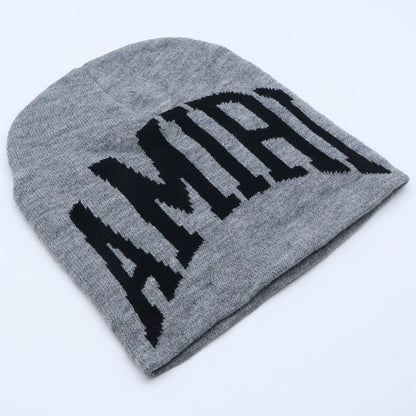 Amiri Hat Versatile Knitted Hat Fashion Wool Hat Doudou Cold Hat