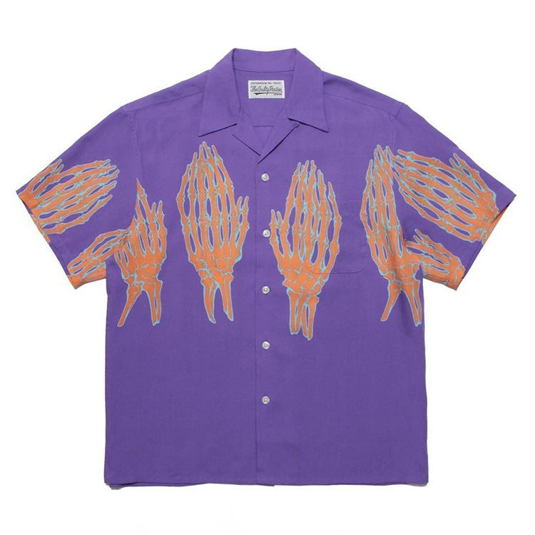 GUILTYPARTIES TIGER Shirts Short Sleeve Shirts Men