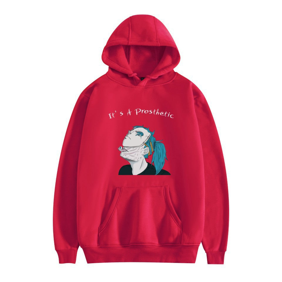 Sally Face Hoodie Sally Face Character Print Casual