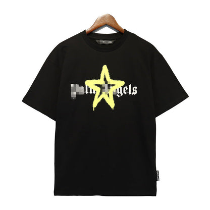 Palm Angle T Shirts Five-Pointed Star Printed Short Sleeve T-shirt