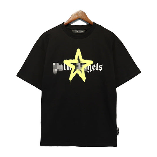 Palm Angle T Shirts Five-Pointed Star Printed Short Sleeve T-shirt