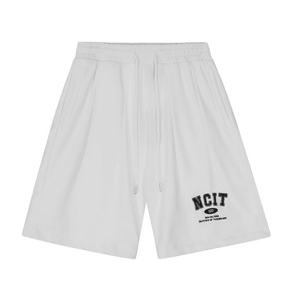 Men Shorts Summer Embroidery Loose Sports and Leisure