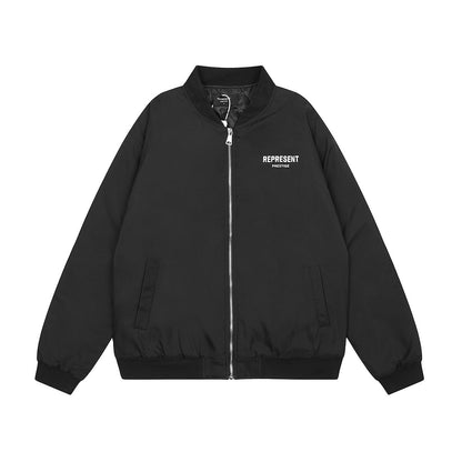 Unisex Baseball Jersey Represents Fashion Casual Jacket