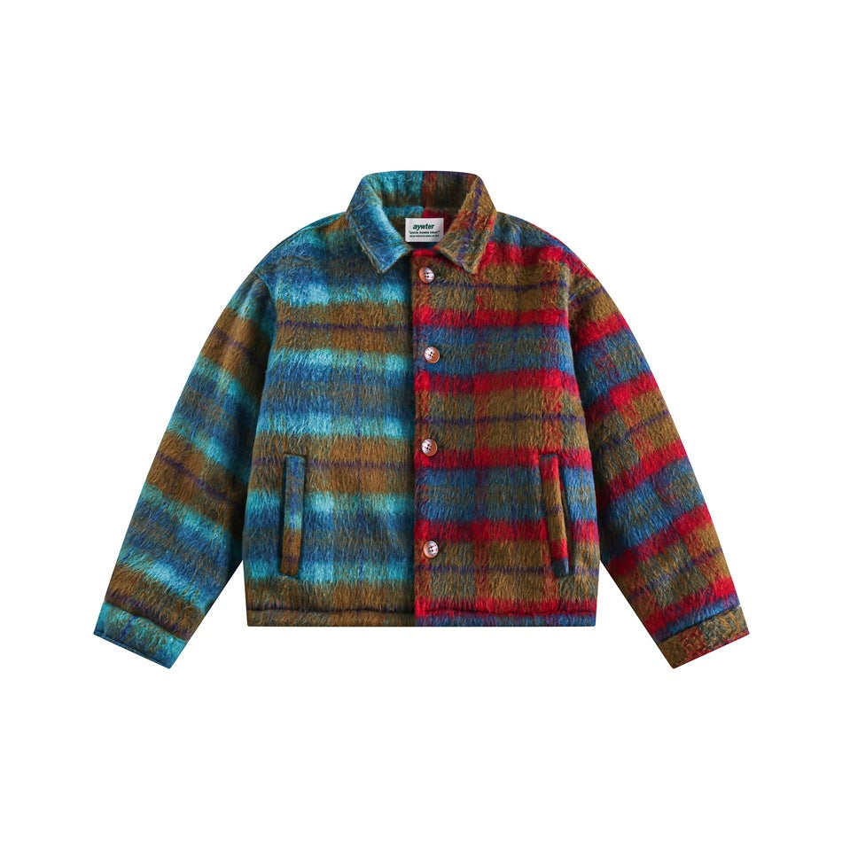 Unisex Coat Vintage Cotton-Padded Clothes Men and Women Couple Loose