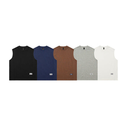 Women Vest Cotton Sports Vest Loose Sleeveless Basketball T-shirt