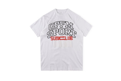 Cpfm T Shirt 21ss Cartoon Gradient Printing Men's and Women's Short-Sleeved T-shirt