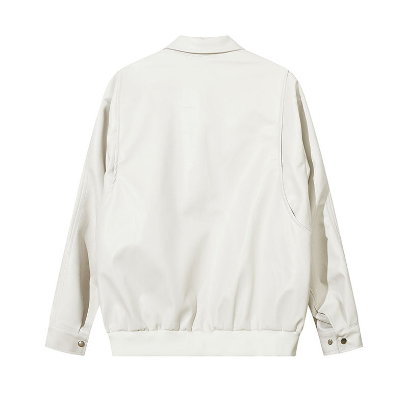 Women Jackets Vintage PU Leather Jacket