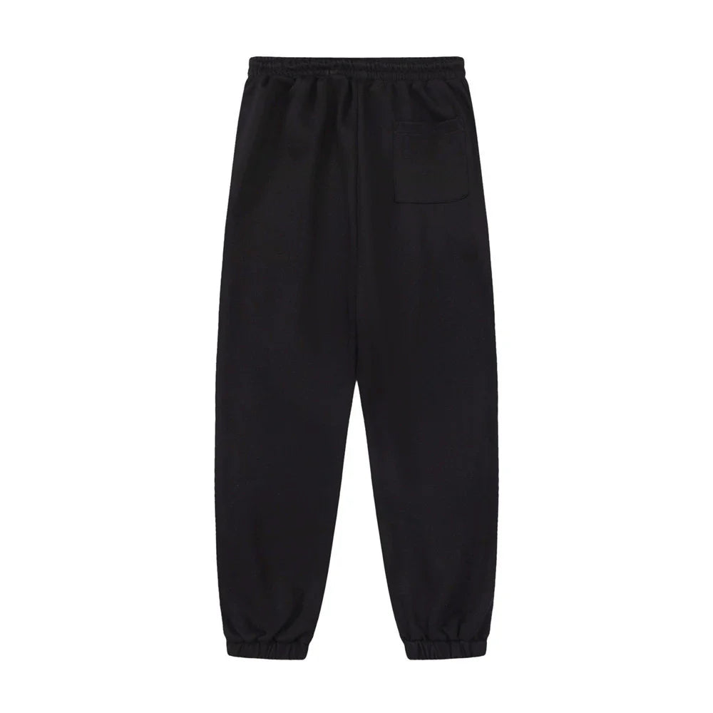 Men Sweatpants Loose Sweatpants Men's Lettered Casual Elastic Waist Ankle-Tied Sports Trousers
