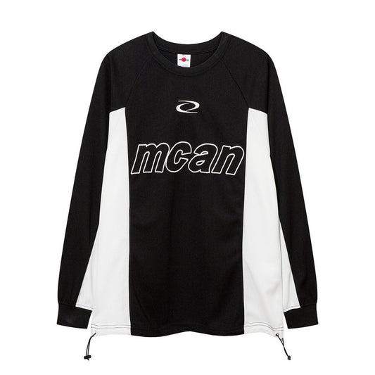 Men Long Sleeve T-shirt Racing Suit Mesh Quick-Drying Sports