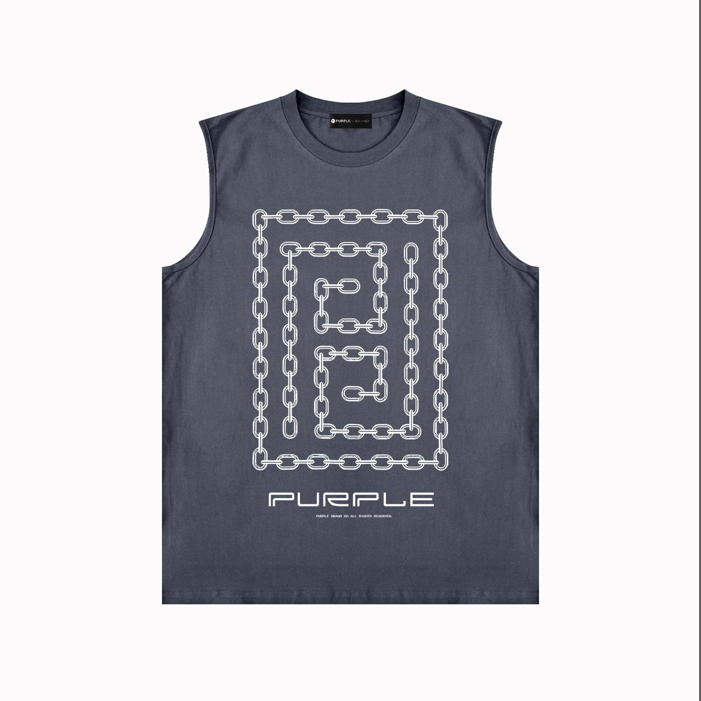 Purple Brand Tank T Shirts Sleeveless T-shirt Vest