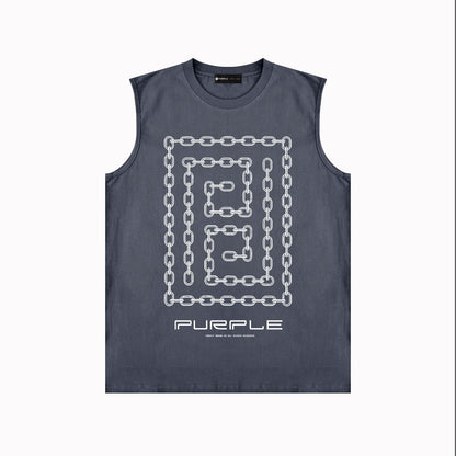 Purple Brand Tank T Shirts Sleeveless T-shirt Vest
