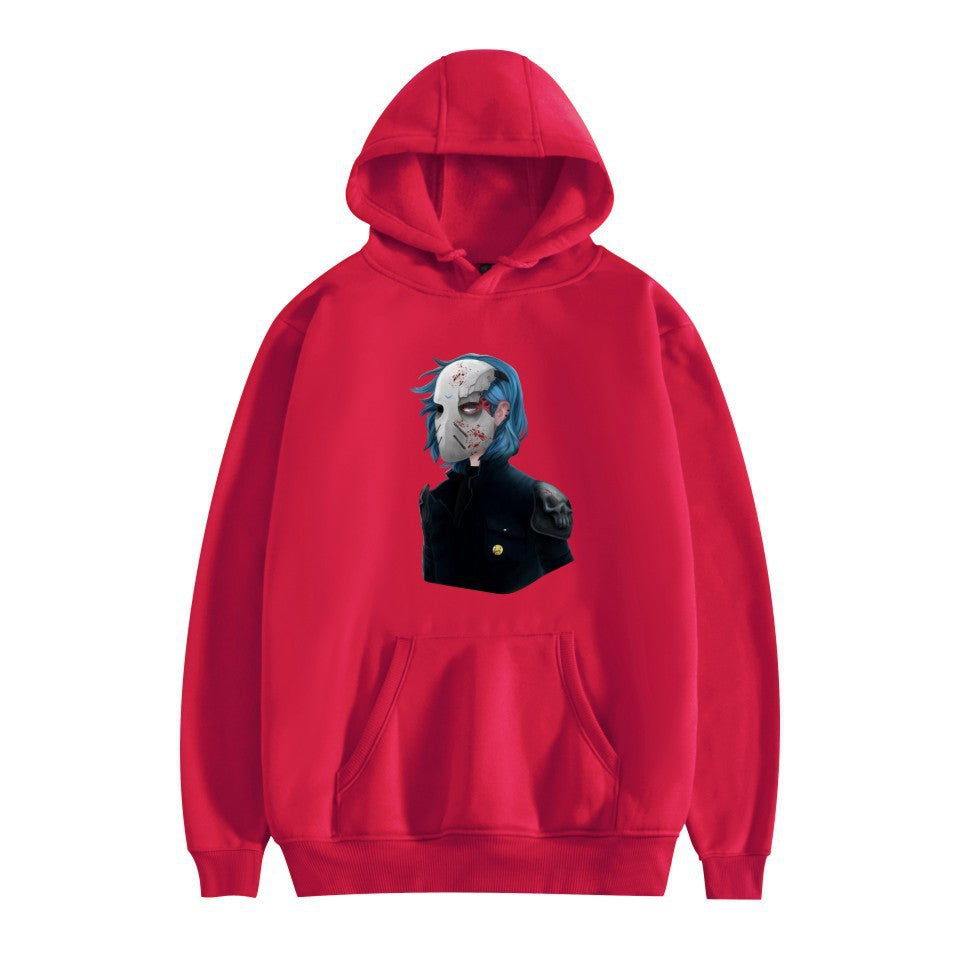 Sally Face Hoodie Sally Face Character Print Casual