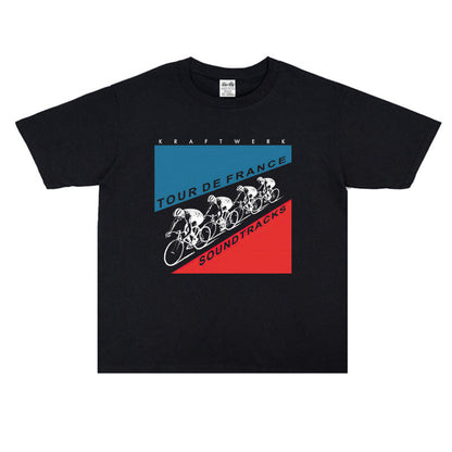 Rock Star T Shirt Power Station Band Kraftwerk Rock Print T-shirt Short Sleeve Men and Women