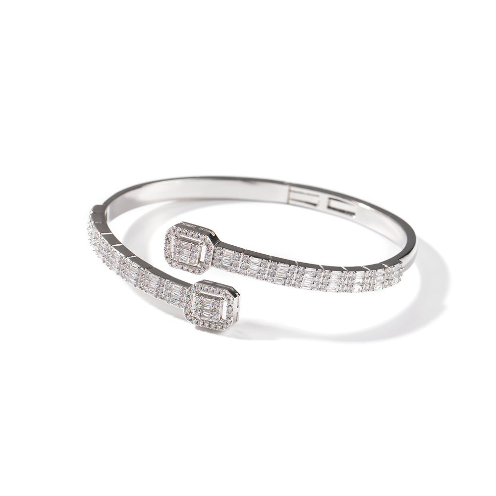 Bracelet Diamond Bracelet Fashion Hip Hop Ins Wind Bracelet St. Valentine's Spectrum