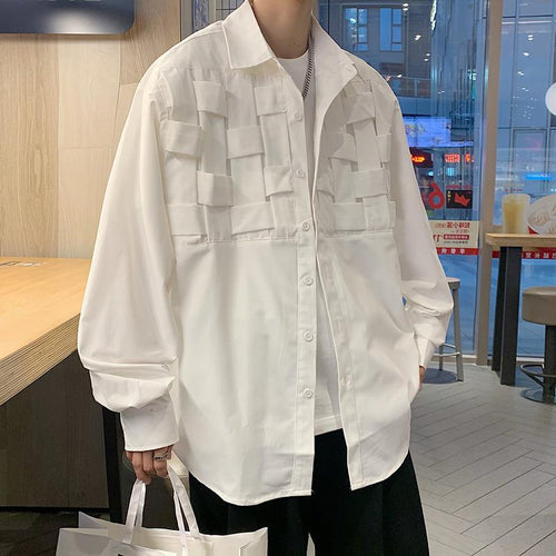 Men Shirts Long Sleeve Summer Loose Versatile Coat