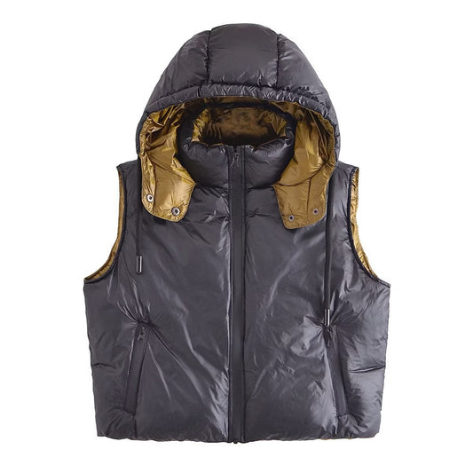 Women Cotton Coat Autumn and Winter Leisure Vest