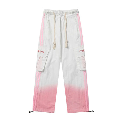 Men Sweatpants Casual Pants Men Straight-Leg Trousers Spring/Summer Workwear with Pocket Elastic Waist Baggy Pants