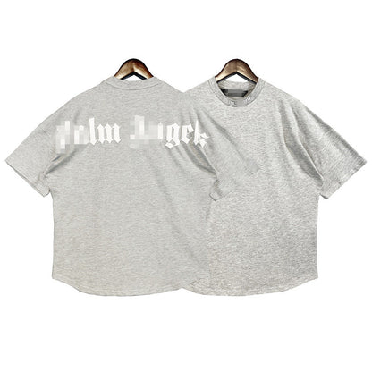 Palm Angle T Shirts Foam Letter Printing Loose
