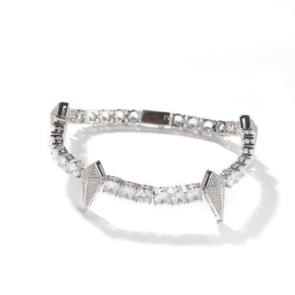 Bracelet Black Panther Bracelet with Diamonds Hip Hop Ins Copper Spectrum St. Valentine's