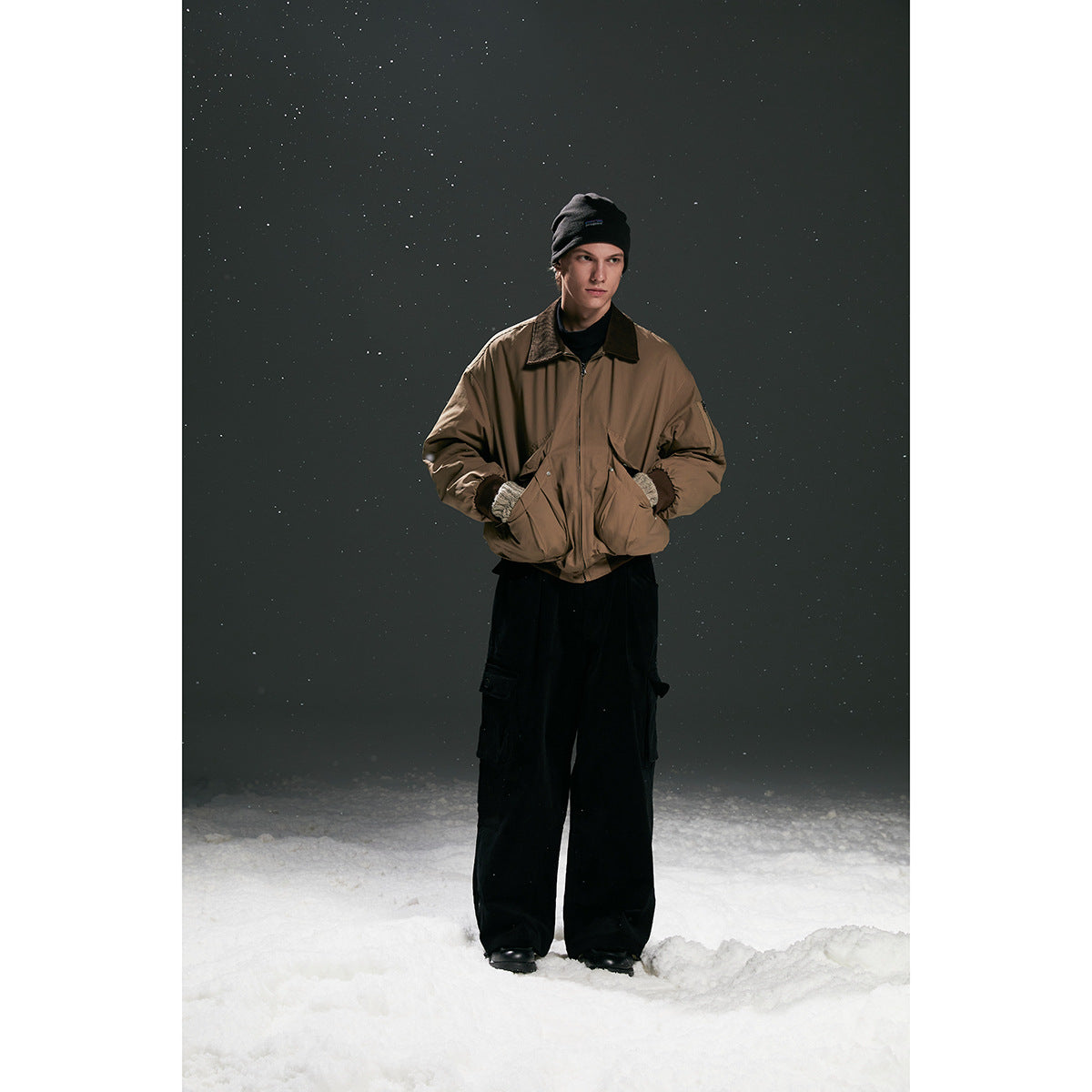 Unisex Coat Loose Lapels Overalls Male