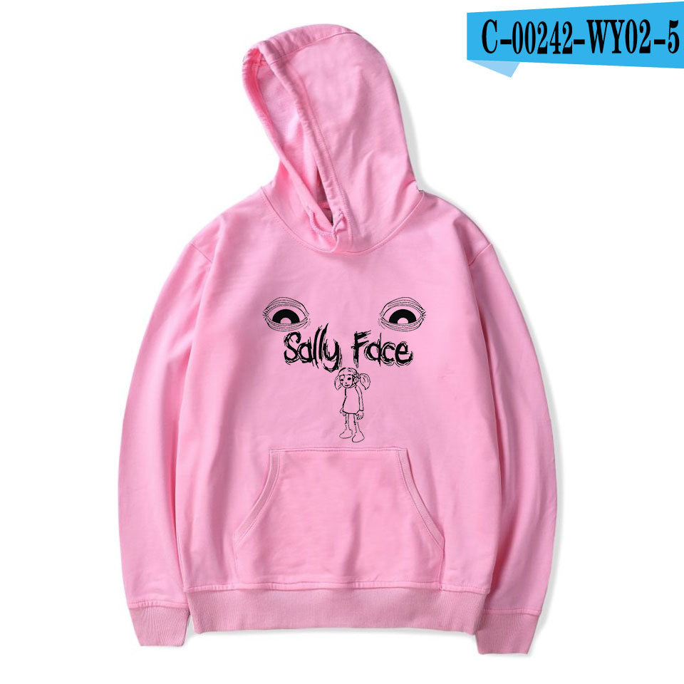 Sally Face Hoodie Game Character Printing Fashion Personality