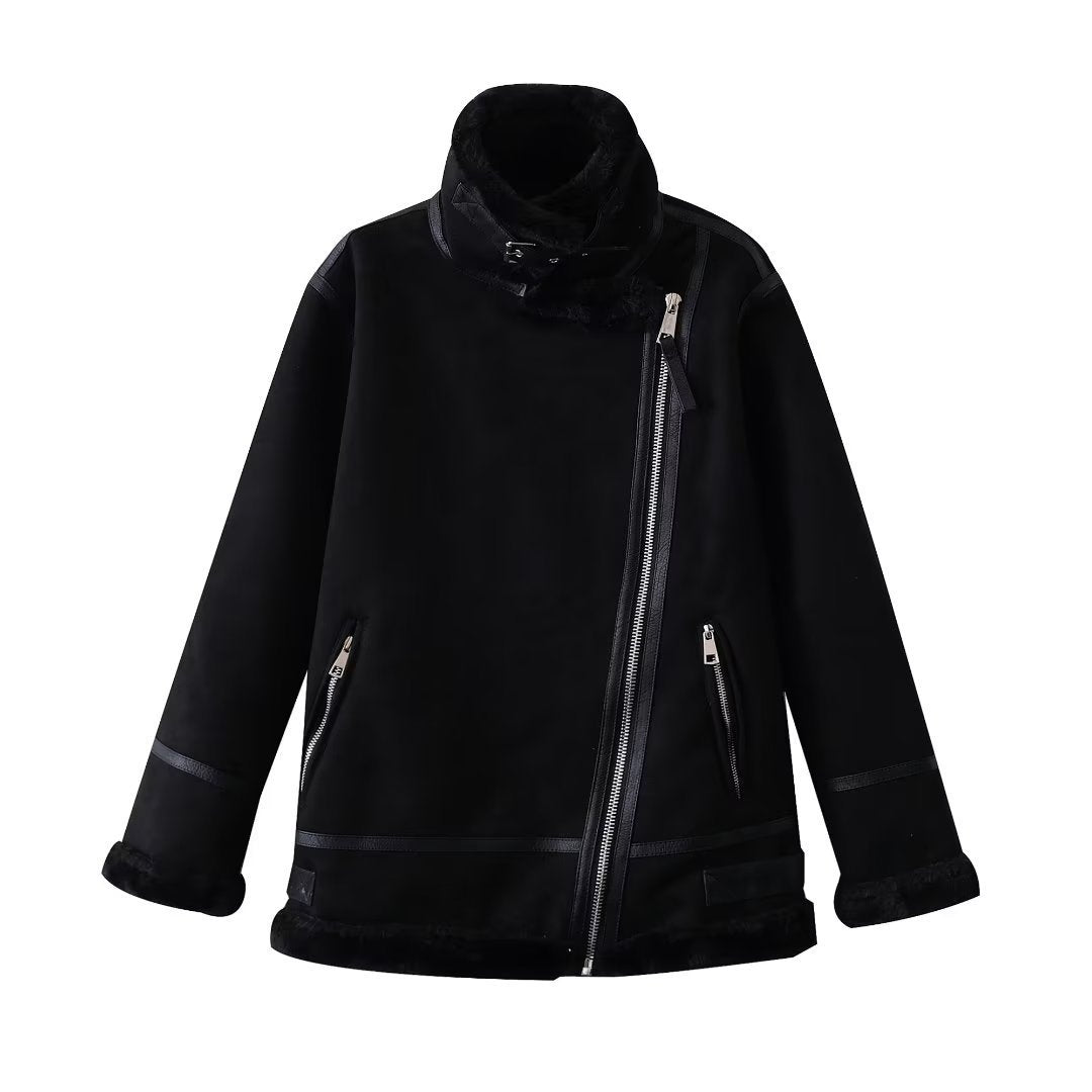 Women Cotton Coat Fleece Padded Jacket Temperament