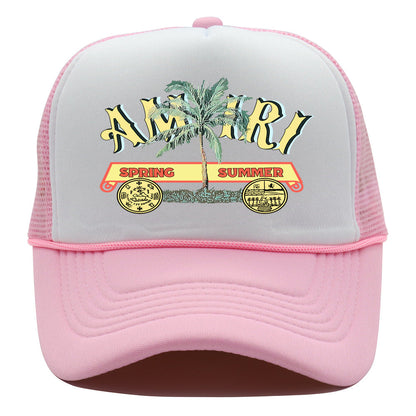 Amiri Hat Truck Cap Baseball Cap Alphabet Printed Cap
