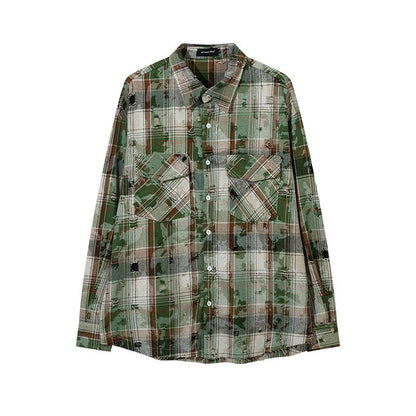 Unisex Vintage Shirt Men's Jacket