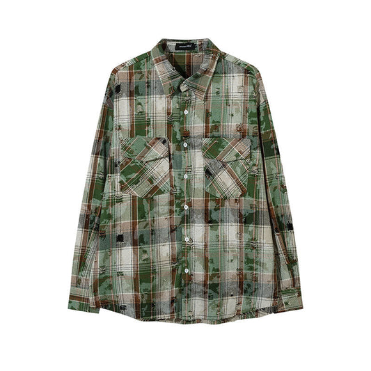 Unisex Vintage Shirt Men's Jacket