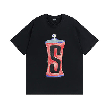 Stussy T Shirts Casual Loose Couple T Shirts