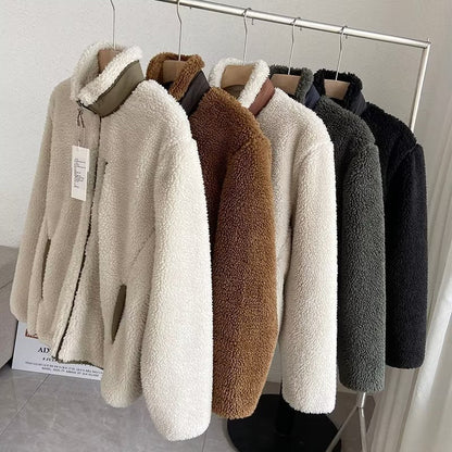 Women Cotton Coat Sports and Leisure Polar Fleece Thermal
