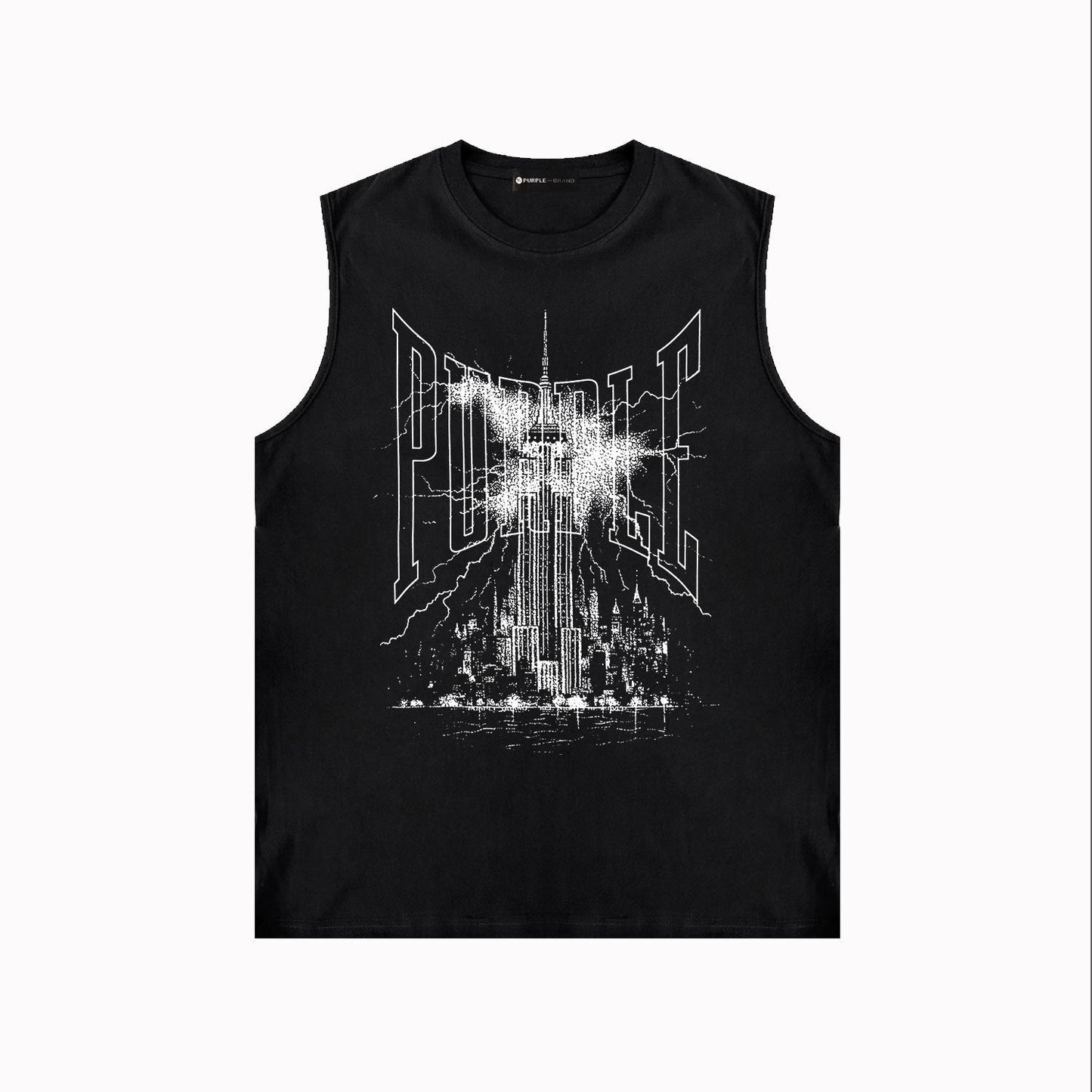 Purple Brand Tank T Shirts Sleeveless T-shirt Vest