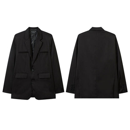 Unisex Vintage Shirt Jacket High Casual Suit