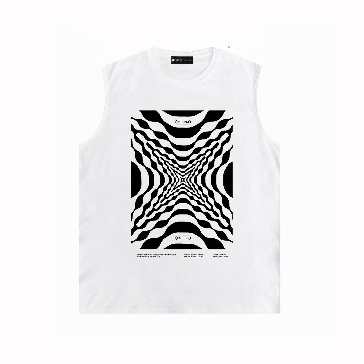 Purple Brand Tank T Shirts Sleeveless T-shirt Vest