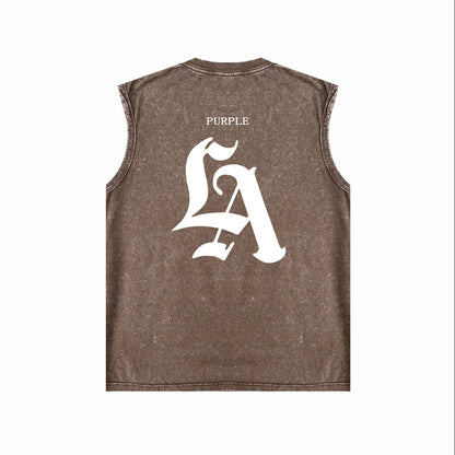 Purple Brand Distressed Tank T Shirts   PURPLE BRAND VINTAGE TANK