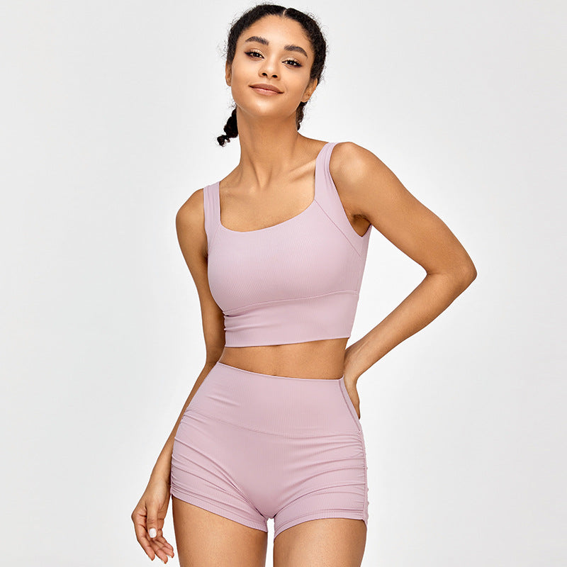 Women Yoga Set Women's Tight Sports Underwear Casual Shorts