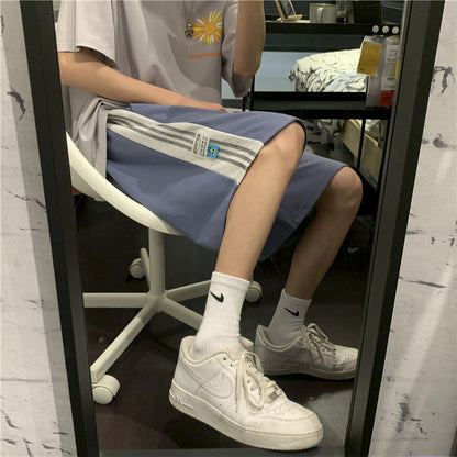 Men Beach Shorts Summer Leisure Loose Basketball Sports