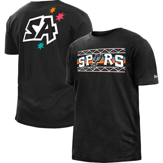 NBA T-Shirts Outdoor Sports T-Shirt Men's NBA Spurs Basketball Jacket Short Sleeve